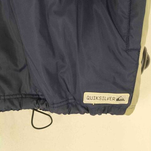 クイックシルバー Quiksilver 90S 裾ロゴ サイドライン中綿ジップブルゾン メンズ JPN:L