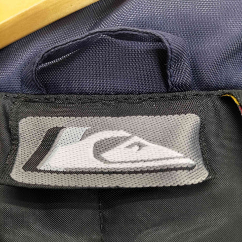 クイックシルバー Quiksilver 90S 裾ロゴ サイドライン中綿ジップブルゾン メンズ JPN:L