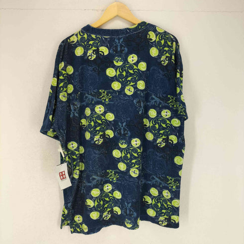 S.OLIVER ユーロ 総柄 パイル地Tシャツ メンズ JPN:L