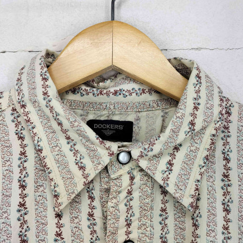 ドッカーズ DOCKERS 総柄ウエスタンシャツ メンズ JPN:L