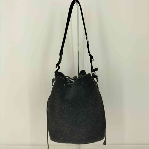 アッソブ ASSOV 別注 WATER PRO OF SUEDE DRAWSTRING BAG スエード巾着バッグ メンズ