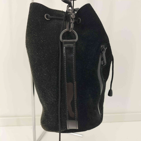 アッソブ ASSOV 別注 WATER PRO OF SUEDE DRAWSTRING BAG スエード巾着バッグ メンズ