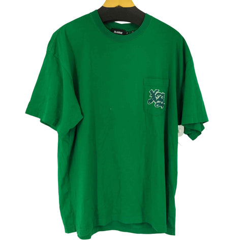 エクストララージ XLARGE EMBROIDERY LOGO SS POCKET TEE メンズ JPN:XL