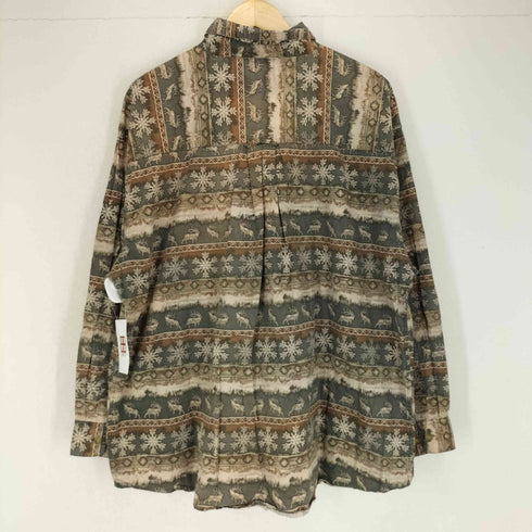 SUMMA OUTDOOR ノルディック柄オックスフォードシャツ メンズ JPN:XXL