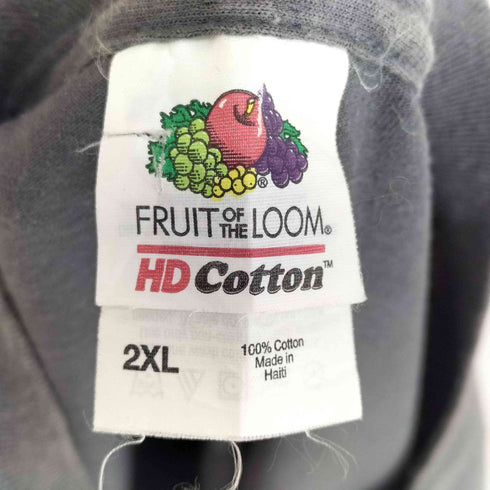 フルーツオブザルーム FRUIT OF THE LOOM フロントドラゴンプリントクルーネックTシャツ メンズ 2XL