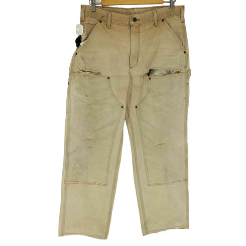 カーハート Carhartt 90~00S ダック地 ダブルニーペインターパンツ Double Front Washed Duck Utility Work Pants メンズ