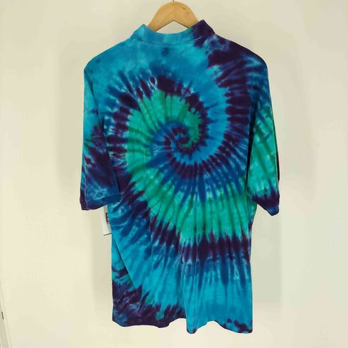 アンビル Anvil 90S USA製 タイダイ染 S/S ポロシャツ メンズ import:XL