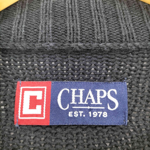 チャップス CHAPS ハーフジップコットンニット メンズ JPN:XL