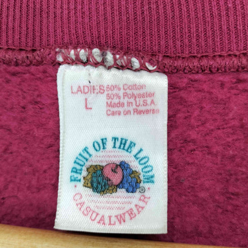 フルーツオブザルーム FRUIT OF THE LOOM 80~90S 無地ラグランスウェット メンズ JPN:L