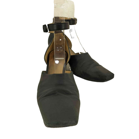 エムエムシックスメゾンマルジェラ MM6 Maison Margiela MADE IN ITALY レザーストラップ ヒールサンダル VERO CUOIO レディース EUR:37