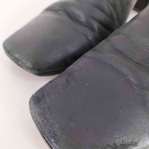 エムエムシックスメゾンマルジェラ MM6 Maison Margiela MADE IN ITALY レザーストラップ ヒールサンダル VERO CUOIO レディース EUR:37