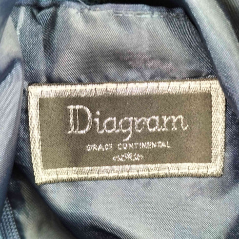 ダイアグラムグレースコンチネンタル Diagram GRACE CONTINENTAL 総柄 カットワーク レース ワンピース レディース JPN:38