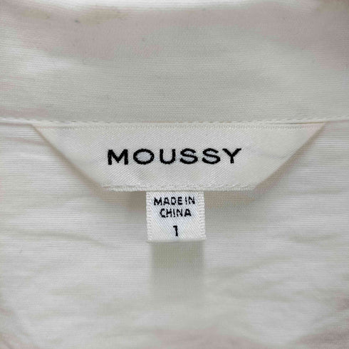 マウジー moussy OPEN COLLAR WAIST TUCK ドレス シャツワンピース レディース JPN:1