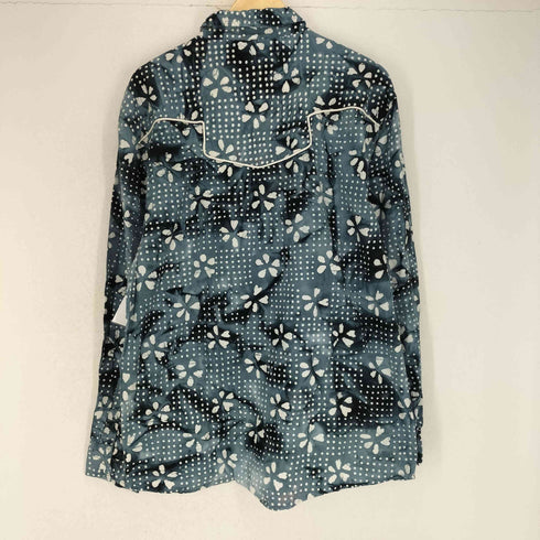 VINTAGE RED 総柄ウエスタンシャツ メンズ JPN:XL