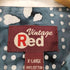 VINTAGE RED 総柄ウエスタンシャツ メンズ JPN:XL