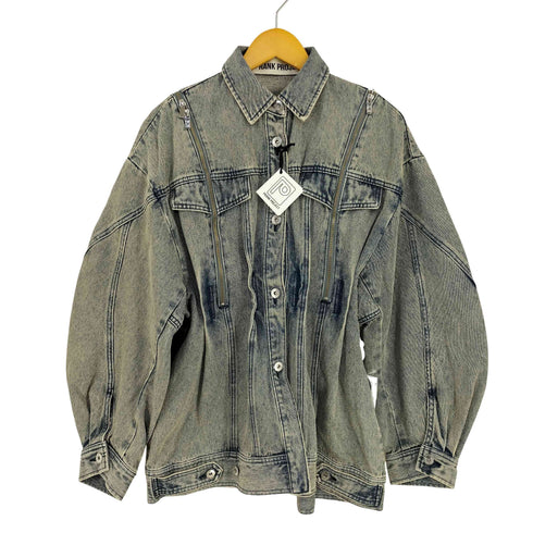 プランクプロジェクト PRANK PROJECT 24AW Zip Denim Shirt Blouson ジップデニムシャツブルゾン レディース FREE