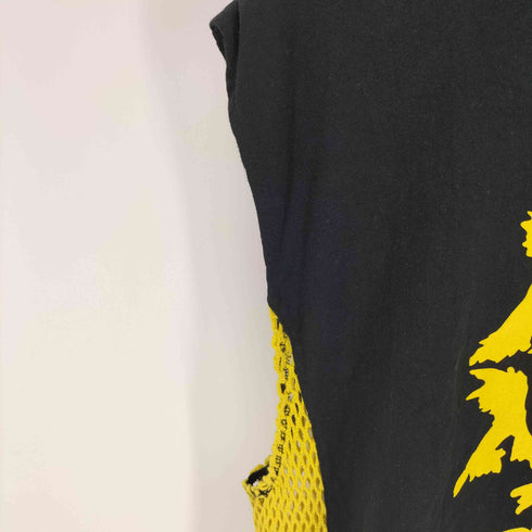 スルク Surku SPECIAL 1 NO SLEEVE グラフィック ノースリーブ 網シャツ 切替 トップ レゲエ メンズ L/XL