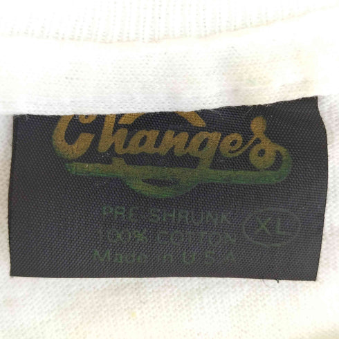 チェンジズ CHANGES Ⓒ1989 USA製 USアニメキャラクタープリント クルーネックTシャツ メンズ import:XL