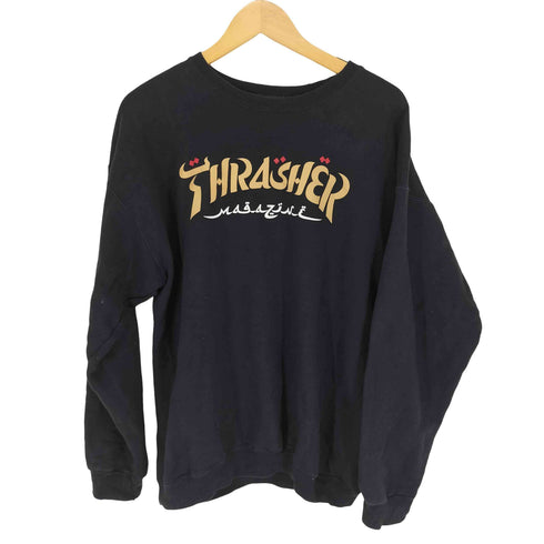 スラッシャー THRASHER アラビックロゴクルーネックスウェット メンズ JPN:M