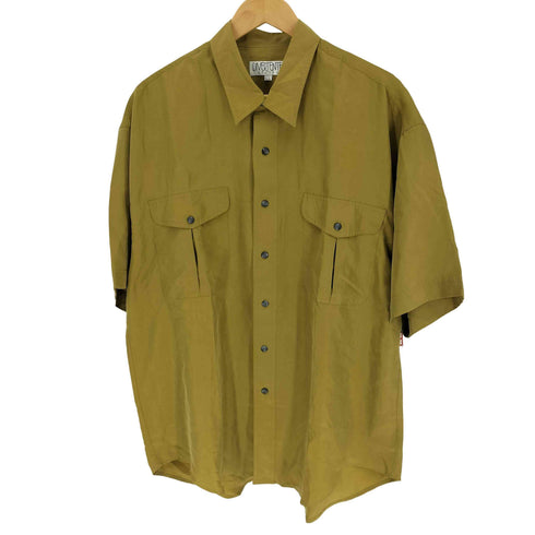 DIVERTENTE STUDIO シルクタッチ フラップポケット S/S シャツ メンズ LL