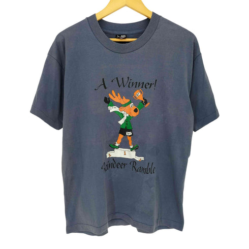 フルーツオブザルーム FRUIT OF THE LOOM BEST 90s USA製 Reindeer Rumble 両面プリント クルーネックTシャツ メンズ import:L