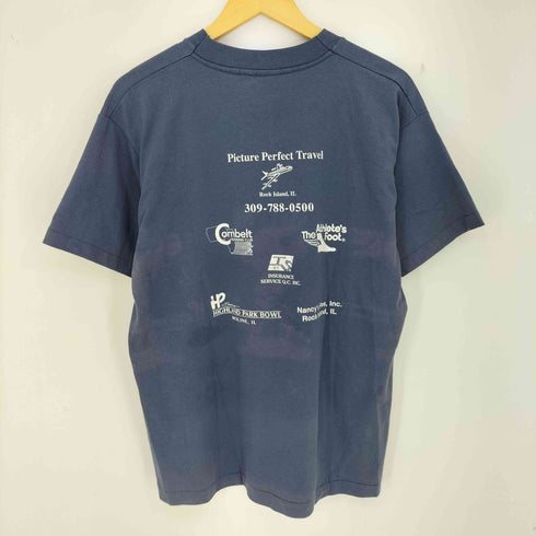 フルーツオブザルーム FRUIT OF THE LOOM BEST 90s USA製 Reindeer Rumble 両面プリント クルーネックTシャツ メンズ import:L