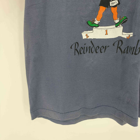 フルーツオブザルーム FRUIT OF THE LOOM BEST 90s USA製 Reindeer Rumble 両面プリント クルーネックTシャツ メンズ import:L