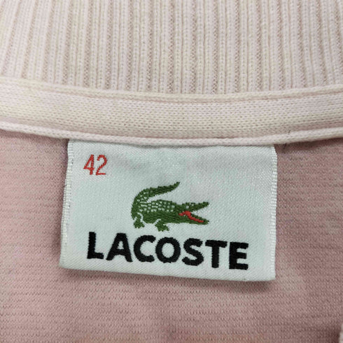 ラコステ LACOSTE ラメ混 ワニ刺繍スキッパートップス レディース EUR:42