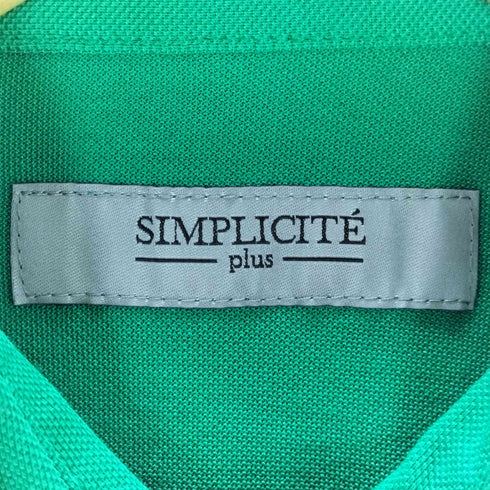 シンプリシテプリュス SIMPLICITE PLUS ボタンダウン 鹿の子半袖ポロシャツ メンズ JPN:M