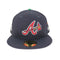 ニューエラ NEW ERA ASTOIC 59FIFTY MLB ATLANTA ベースボールチームロゴ キャップ メンズ 7 1/2