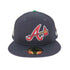 ニューエラ NEW ERA ASTOIC 59FIFTY MLB ATLANTA ベースボールチームロゴ キャップ メンズ 7 1/2