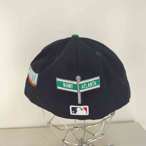 ニューエラ NEW ERA ASTOIC 59FIFTY MLB ATLANTA ベースボールチームロゴ キャップ メンズ 7 1/2