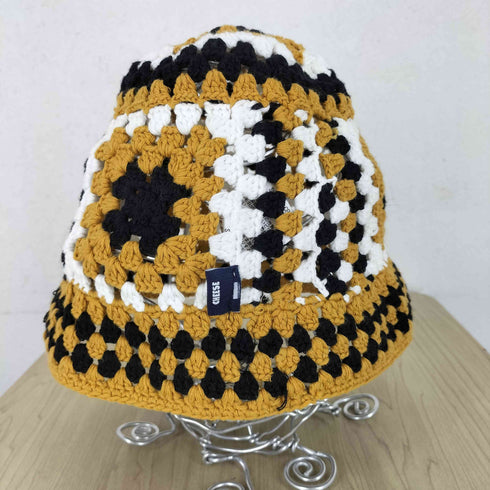 サノバチーズ SON OF THE CHEESE BIG FLOWER KNIT HAT メンズ