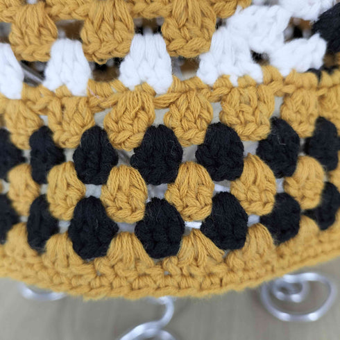 サノバチーズ SON OF THE CHEESE BIG FLOWER KNIT HAT メンズ