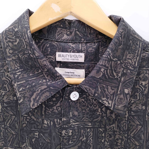 ビューティーアンドユースユナイテッドアローズ BEAUTY & YOUTH UNITED ARROWS ロンシャン バティック グランデシャツ メンズ JPN:L