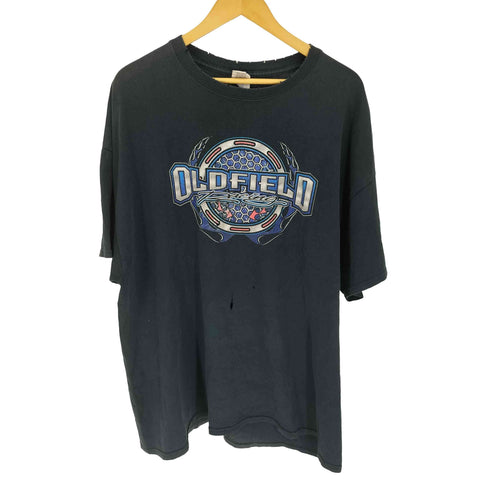 00S GILDAN ボディ レーシング ロゴ プリント S/S Tシャツ ボロ メンズ 2XL