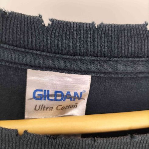 00S GILDAN ボディ レーシング ロゴ プリント S/S Tシャツ ボロ メンズ 2XL