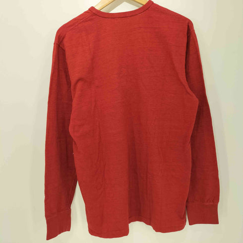 バーガスプラス BURGUS PLUS ヘンリーネック長袖Tシャツ メンズ L