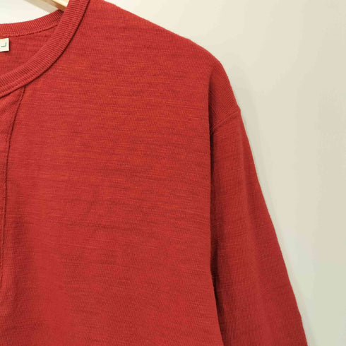 バーガスプラス BURGUS PLUS ヘンリーネック長袖Tシャツ メンズ L