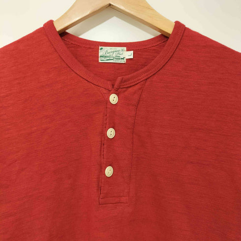 バーガスプラス BURGUS PLUS ヘンリーネック長袖Tシャツ メンズ L