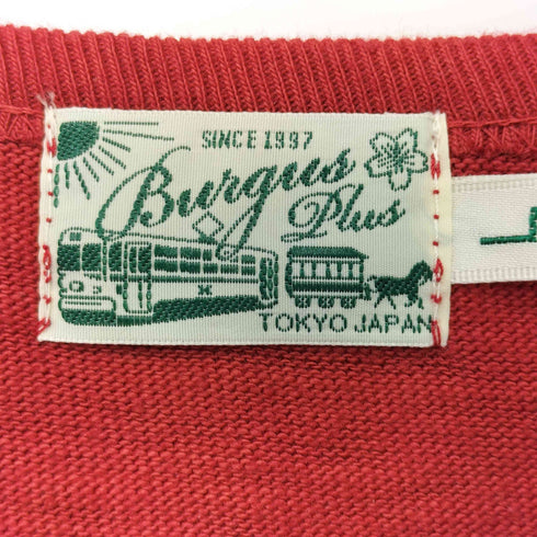 バーガスプラス BURGUS PLUS ヘンリーネック長袖Tシャツ メンズ L