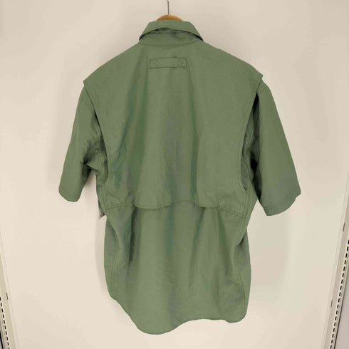 ダルーストレーディング DULUTH TRADING CO リップストップ S/S フィッシング シャツ メンズ import:L