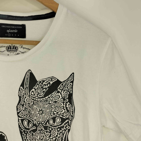 グラム glamb フロントキャラクタープリント クルーネックTシャツ メンズ JPN:1