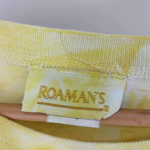 ROAMANS 90S USA製 アート フルプリント S/S Tシャツ メンズ import:L