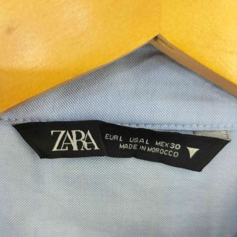 ザラ ZARA クロップド ギャバジンシャツ レディース JPN:L