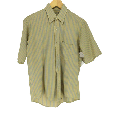 70~80S MADE IN USA 綿ポリ ボタンダウンシャツ メンズ 15-M-151/2