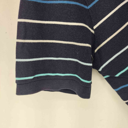 ラコステ LACOSTE ワンポイント刺繍ボーダー S/S ポロシャツ メンズ 95