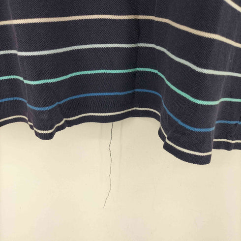 ラコステ LACOSTE ワンポイント刺繍ボーダー S/S ポロシャツ メンズ 95