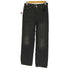 ザラ ZARA STRAIGHT CUT MID RISE FULL LENGTH JEANS ブラック ワイドレッグ デニム パンツ レディース 36