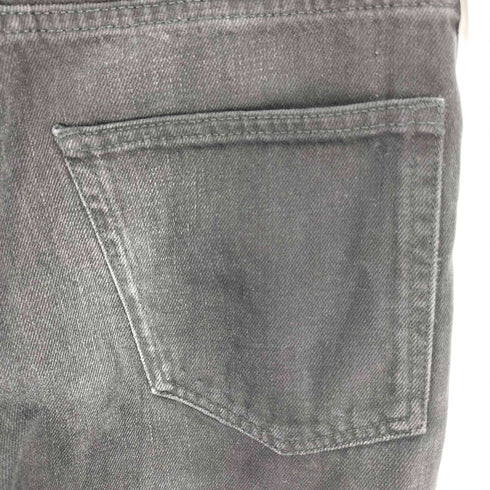 ザラ ZARA STRAIGHT CUT MID RISE FULL LENGTH JEANS ブラック ワイドレッグ デニム パンツ レディース 36
